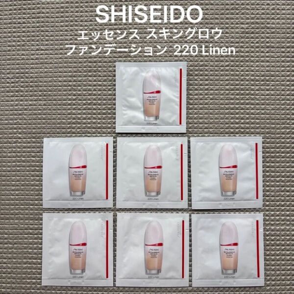 SHISEIDO 資生堂 エッセンススキングロウファンデーション 220 Linen