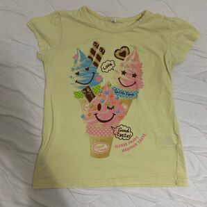 アイスクリームデザイン Tシャツ 130cm