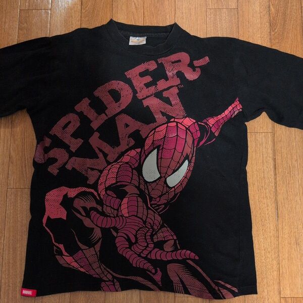 MARVEL スパイダーマン Tシャツ 黒 ブラック