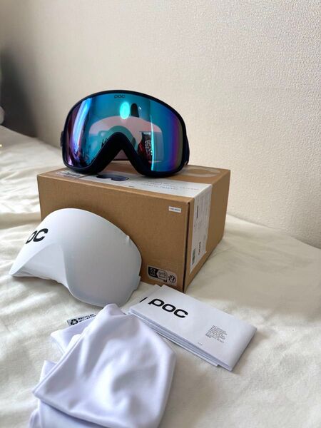 POC ゴーグル Fovea Clarity Comp Uranium Black/Spektris Blue