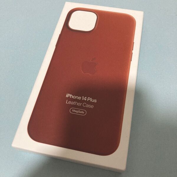 【未開封】Apple純正 iPhone 14 Plus MagSafe対応 レザーケース アンバー 未使用