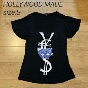 ハリウッドメイド プリント Tシャツ カットソー