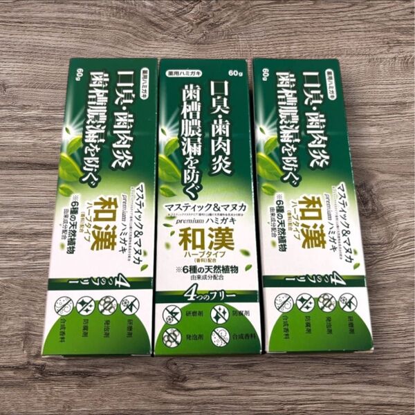 薬用ハミガキ 口臭、歯周炎 歯槽膿漏を防ぐ 和漢