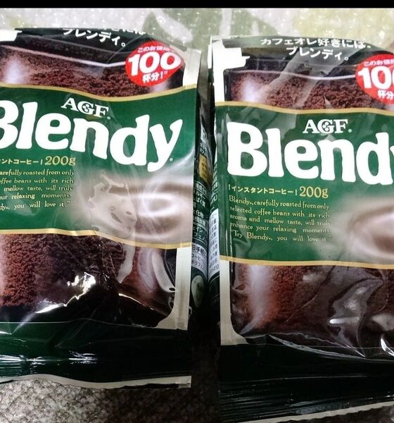 AGF Blendy インスタントコーヒー 200g×2袋
