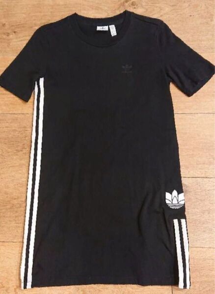 adidas Tシャツワンピース (黒)