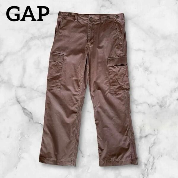 OLD GAP オールドギャップ カーゴパンツ ワークパンツ ブラウン 紺タグ