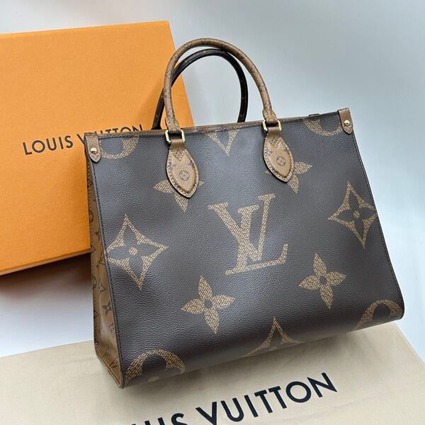 □ルイヴィトン□モノグラムオンザゴーMMハンドバッグショルダー【極美品】2way LOUIS VUITTON