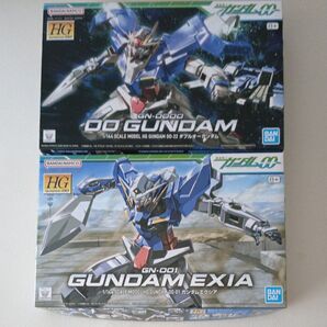 (2個セット)HGエクシア HGダブルオーガンダム 新品未組立