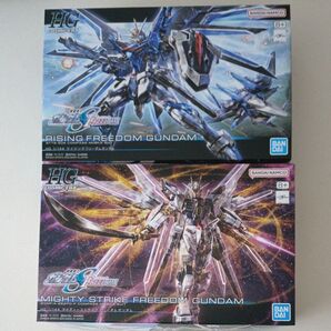 【2個セット】HG ライジングフリーダムガンダム&マイティーストライクフリーダムガンダム
