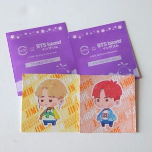 スシロー BTS インザソム コラボ ステッカー ジミン J-HOPE 2枚セット