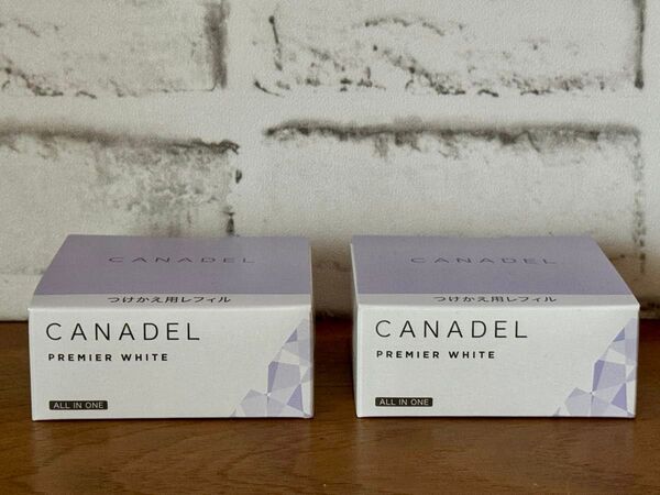CANADEL カナデル 薬用プレミアホワイト つけかえ用レフィル 58g 2個セット