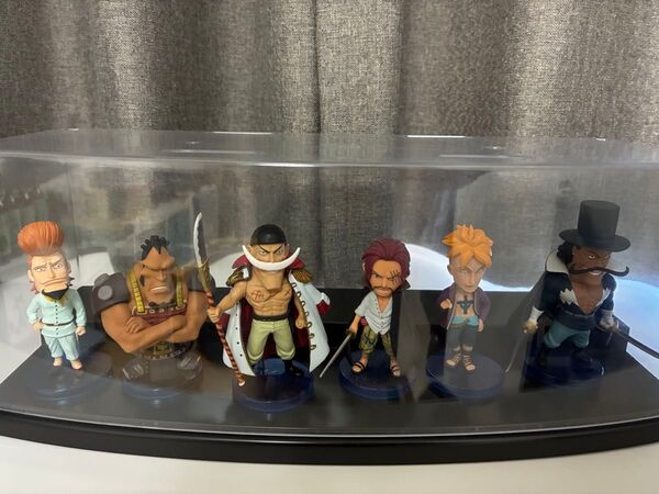 ワンピース ワールドコレクタブル フィギュア 白ひげ海賊団 シャンクス6体セット 箱付き
