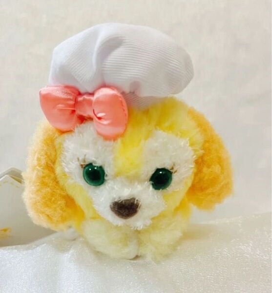 上海ディズニー ダッフィー&フレンズ クッキーアン 寝転び 肩乗せ ぬいぐるみ 新品 公式商品 正規品