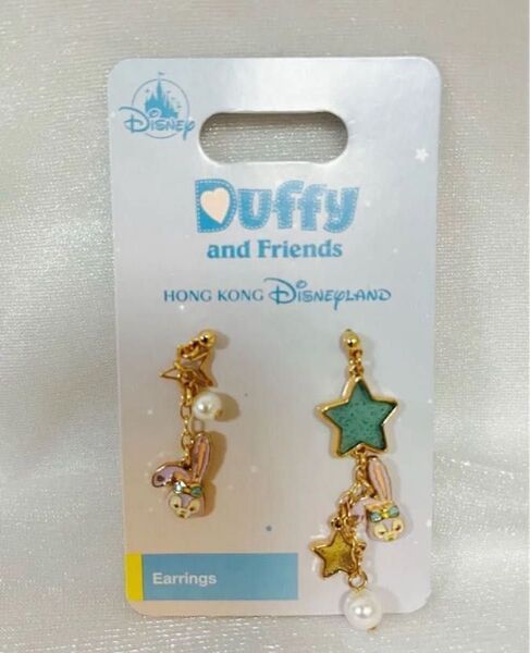香港ディズニー ダッフィー&フレンズ ステラルー ピアス 2022年冬 新品