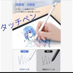 【新品】タッチペン iPad タブレット用 スタイラスペン type-c 傾き感知/誤作動防止/磁気吸着 ペン先置換可能
