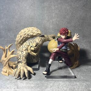 NARUTO VIBRATION STARS 守鶴 ソフビ 我愛羅 【アクリル台座】