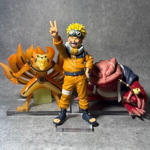 NARUTO 疾風伝 ソフビフィギュア ガマブン太 クラマ 【アクリル台座】