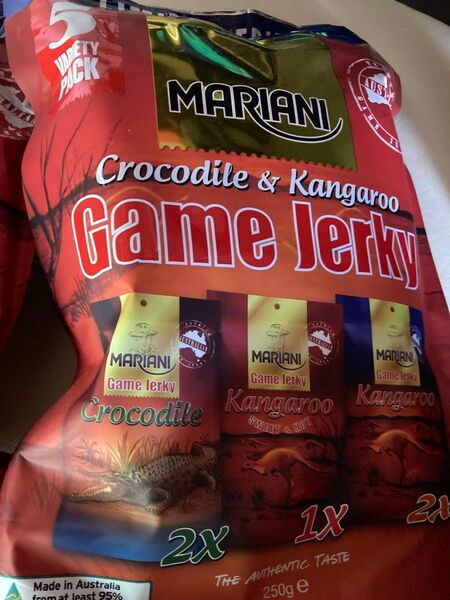 カンガルー クロコダイル ワニ ジャーキー 250g