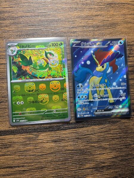 ポケモンカード ジャノビー マスターボールミラー ケルディオex SRの2枚セット