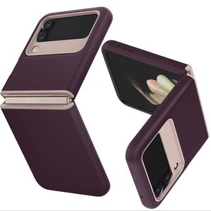 Caseology Nano Pop バーガンディビーン クリット Samsung Galaxy Z Flip 4