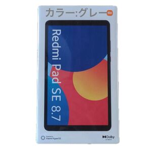 Redmi Pad SE 8.7 8.7インチディスプレイ 4+64GB(最大2TB拡張) 90Hz 低ブルーライト グレー