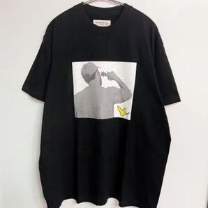 新品 マークゴンザレス プリント 半袖 Tシャツ メンズ 黒 ブラック 1500