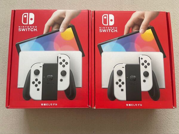 Nintendo Switch 有機ELモデル ホワイト 2台セットニンテンドースイッチ 任天堂