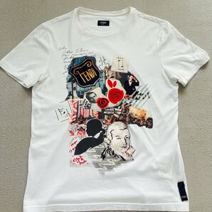 フェンディ Kari Kollage Tee カールコラージュ 半袖Tシャツ