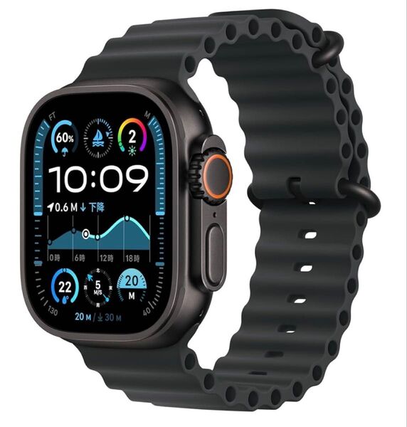 未開封新品 Apple Watch Ultra2 ブラックチタニウム ブラックオーシャンバンド 49mm GPS Cellular