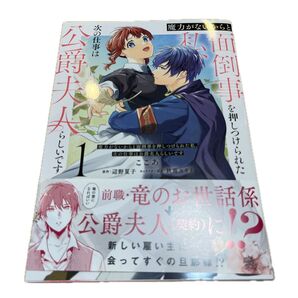 魔力がないからと面倒事を押しつけられた私、次の仕事は公爵夫人らしいです 1 (フロースコミック) ここあ/著 辺野夏子/原作