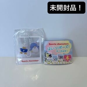 【未開封品】サンリオ はいっ!ポーズキーホルダー ペックル&タキシードサム