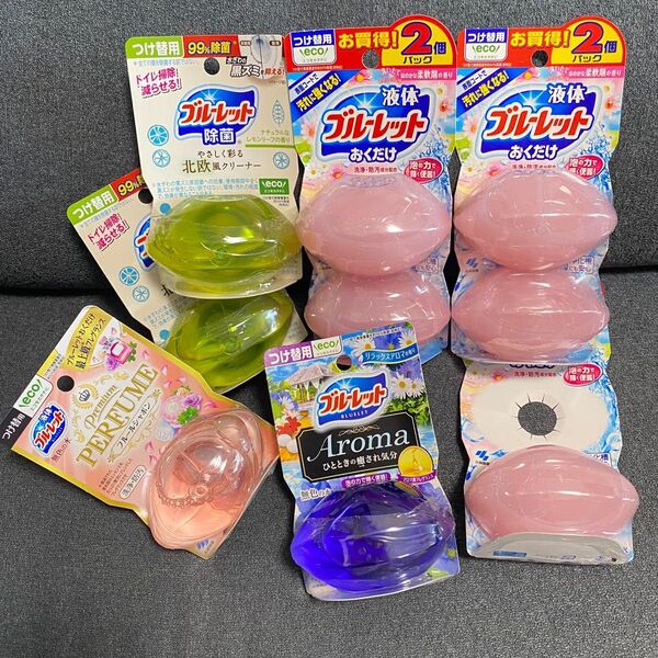 ブルーレット 液体 詰め替え 付け替え 9個セット まとめ売り つけ替用