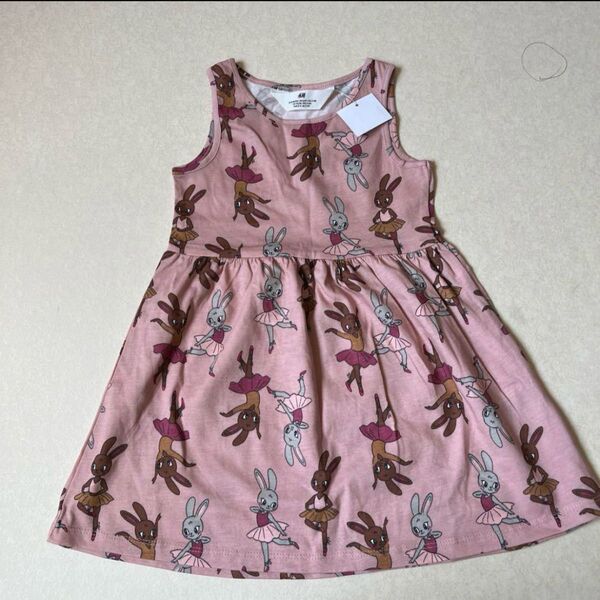 H&M エイチアンドエム 子供服 女の子 ワンピース ノースリーブ タンクトップ スカート トップス
