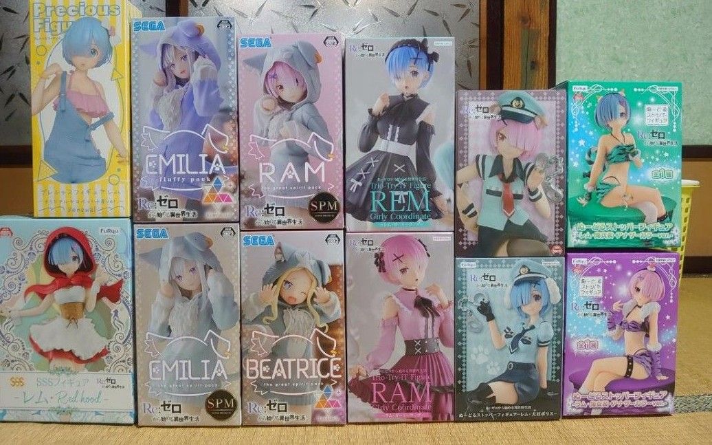 プライズフィギュア まとめ売り 8体 美少女フィギュア 美少女 プライズ フィギュア 8体セット Sleepy Bunny シュガー