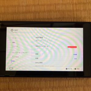 初期 switch 本体のみ 美品
