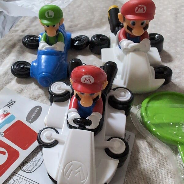 マクドナルド ハッピーセット マリオカート3個セット ルイージ マリオ