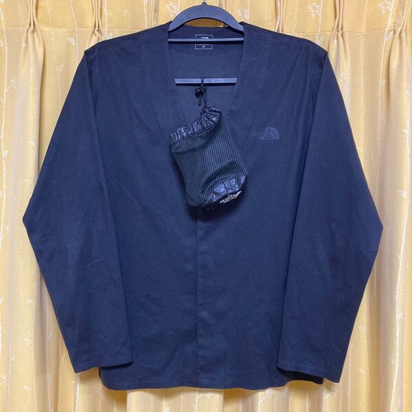 羽織りものに便利 ノースフェイス TECH LOUNGE CARDIGAN テックラウンジカーディガン メンズ M ブラック