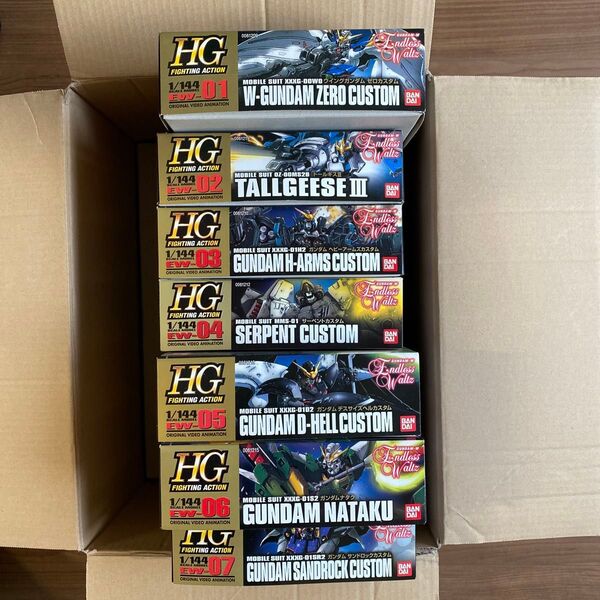 HGFA ガンダムW EW 全7種セット 新機動戦記ガンダムW Endless Waltz