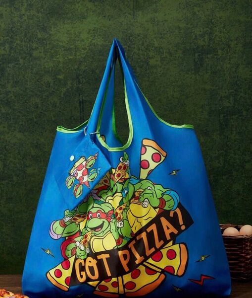 新品 未使用 タートルズ エコバッグ ナイロンバッグ TURTLES トートバッグ キッズバッグ スーパー 買い物