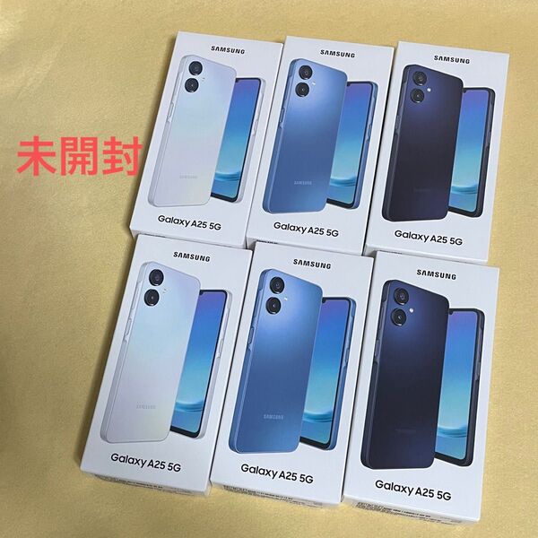 【新品/未開封】Galaxy A25 5G 6台セット★一括購入/SoftBank版SIMフリー★073011
