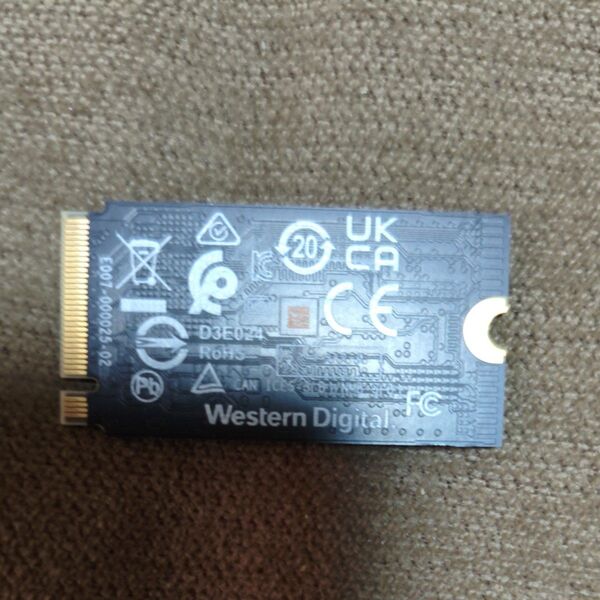 Western Digital m.2 SSD 256GB 2242