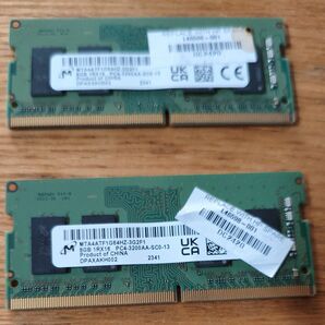 Micron メモリ 8GB×2枚セット PC4-3200 DDR4
