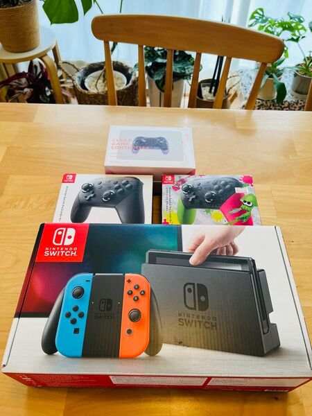 Nintendo Switch 本体 コントローラー3点セット ニンテンドースイッチ 4人ですぐにプレイ可能