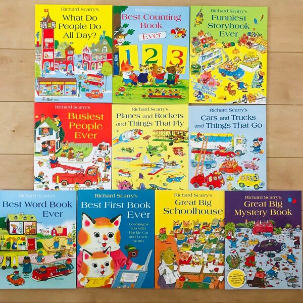 Richard Scarry リチャード・スキャリー 英語絵本 正規品 10冊