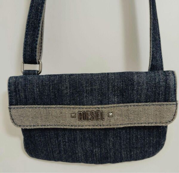 ディーゼル DIESEL ショルダーバッグ デニム 美品