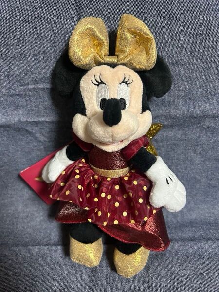 ディズニーストア 東京ディズニーリゾート店限定 ミニー ぬいぐるみキーホルダー・キーチェーン 25周年記念
