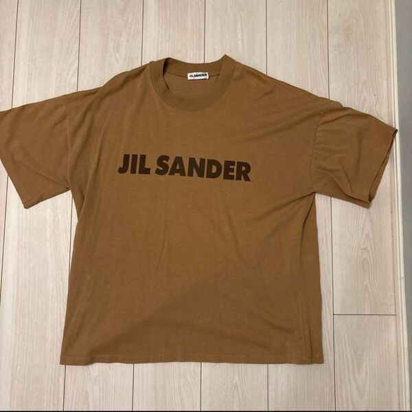 JIL SANDER ジルサンダー ブラウン Tシャツ Tシャツ 半袖Tシャツ 半袖 ロゴ