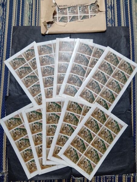 切手趣味週間「宿木」完封開け10シートセット