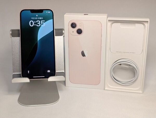 Apple iPhone 13 128GB ピンク SIMフリー NLNE3J/A