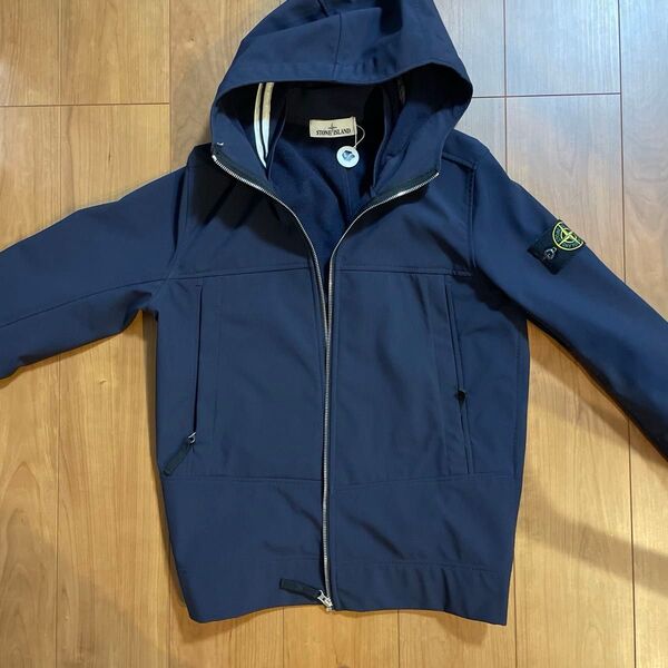 ストーンアイランド stone island ソフトシェルジャケット ネイビー